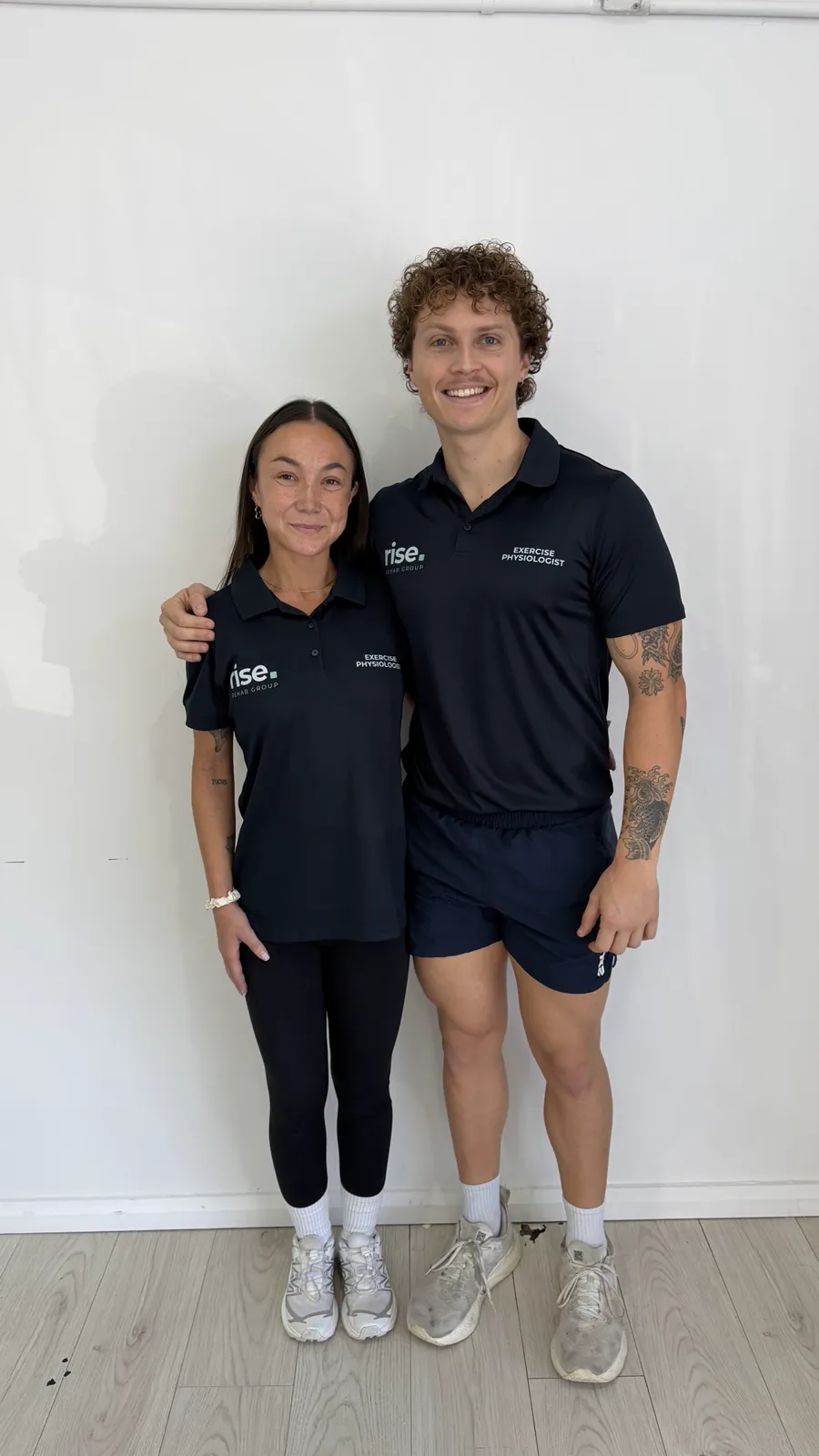 Zak and Izzy, the founders of Rise Rehab Group
